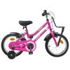 vidaXL V&eacute;lo pour Enfants 16 Pouces pour 4-6 ans Rose et Noir