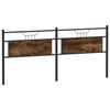 vidaXL Cadre de lit sans matelas ch&ecirc;ne marron 107x203 cm