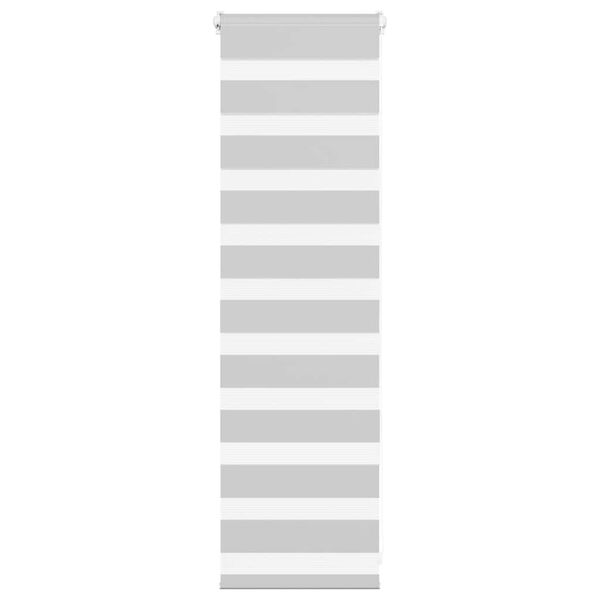 vidaXL Store z&egrave;bre gris clair largeur du tissu 40,9 cm polyester