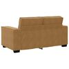 vidaXL Ensemble de canap&eacute;s 3 pcs avec coussins Marron Velours
