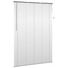 vidaXL Store V&eacute;nitien R&eacute;glable Gris Argent&eacute; 213 x 160 cm PVC