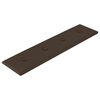 vidaXL T&ecirc;te de lit murale 12 pc Marron Simili cuir