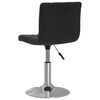 vidaXL Tabouret de bar Noir Velours