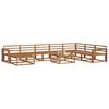 vidaXL Ensemble de canap&eacute;s d'ext&eacute;rieur 9 pcs Naturel