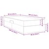 vidaXL Lit avec rangement et matelas Vert fonc&eacute; 90 x 190 cm Velours