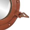 vidaXL Miroir en forme de hublot mural &Oslash;30 cm&nbsp;aluminium et verre