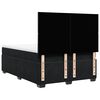 vidaXL Sommier &agrave; lattes de lit avec matelas Noir 140x200 cm Velours
