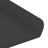 vidaXL &Eacute;tag&egrave;re flottante 2 pcs Noir 60 x 8,5 x 2,5 cm Acier