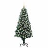 vidaXL Sapin de Noël artificiel Vert 180 cm PVC, Acier et Plastique