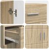 vidaXL Cabinet en Bois avec tiroir Ch&ecirc;ne Sonoma 88,5 x 30,5 x 73 cm
