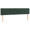 vidaXL Sommier &agrave; lattes de lit avec matelas vert fonc&eacute; 120x190 cm