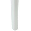 vidaXL Chaise de salle &agrave; manger 2 pcs Blanc et Blanc