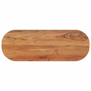 vidaXL Dessus de table 110x40x2,5 cm ovale bois massif d'acacia