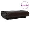 vidaXL B&acirc;che 650g / m&sup2; Marron 2,5 x 4,5 m Toile avec rev&ecirc;tement en PVC