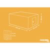 Kerbl Enclos pour petits animaux avec barri&egrave;re de fuite 144x112x60 cm