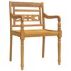 vidaXL Ensemble &agrave; manger de jardin 9 pcs Bois de teck solide