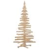 vidaXL Arbres de No&euml;l avec support Naturel 180 cm Bois massif en pin