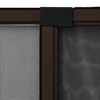 vidaXL Moustiquaire extensible pour fen&ecirc;tres Marron (75-143)x50 cm