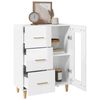 vidaXL Buffet Blanc brillant 69,5x34x90 cm Bois d'ingénierie