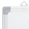 vidaXL Tableau blanc magn&eacute;tique pliable 120x100x1,7 cm aluminium