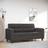 vidaXL Canap&eacute; &agrave; 2 places Gris 140 cm Similicuir