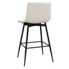 vidaXL Tabouret de bar Cr&egrave;me Velours