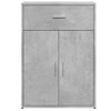 vidaXL Buffet gris b&eacute;ton 60x30x84 cm bois d'ing&eacute;nierie