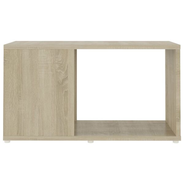 vidaXL Meuble TV Ch&ecirc;ne sonoma 60x24x32 cm Bois d'ing&eacute;nierie