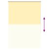 vidaXL Store enrouleur occultant jaune largeur du tissu 100,7 cm