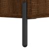 vidaXL Table basse ch&ecirc;ne marron 90x50x40 cm bois d'ing&eacute;nierie