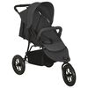 vidaXL Poussette pour b&eacute;b&eacute; Anthracite Acier