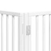 vidaXL Barri&egrave;re pour chien porte pliable 15 panneaux bois de peuplier