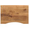 vidaXL Dessus de bureau avec courbe 100x60x2,5 cm manguier massif brut