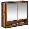 vidaXL &Eacute;tag&egrave;re Murale avec &eacute;tag&egrave;re Bois ancien 65 x 20 x 60 cm