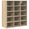 vidaXL Cabinet &agrave; chaussures 77,5 x 30 x 83,5 cm Bois d'ing&eacute;nierie