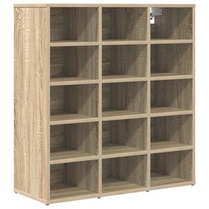 vidaXL Cabinet &agrave; chaussures 77,5 x 30 x 83,5 cm Bois d'ing&eacute;nierie