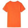 T-shirt pour enfants orange fonc&eacute; 140