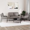 vidaXL Ensembles de canap&eacute;s 3 pcs Taupe 115 x 56 x 80 cm Contreplaqu&eacute;
