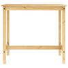 vidaXL Ensemble de bar 3 pcs Bois de pin massif