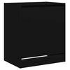 vidaXL Armoire &agrave; chaussures noir 60x42x69 cm bois d'ing&eacute;nierie