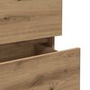 vidaXL Buffet ch&ecirc;ne artisanal 70x41x75 cm bois d'ing&eacute;nierie