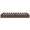 vidaXL Cadre de lit ottoman sans matelas marron 120x200 cm similicuir