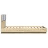 vidaXL Cadre de lit sans matelas ch&ecirc;ne sonoma 140x190 cm