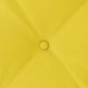 vidaXL Coussin de Dos Jaune clair 120 x 19 x 50 cm tissu