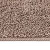 vidaXL Tapis Shaggy Anti-d&eacute;rapant Marron 120 x 120 cm PP