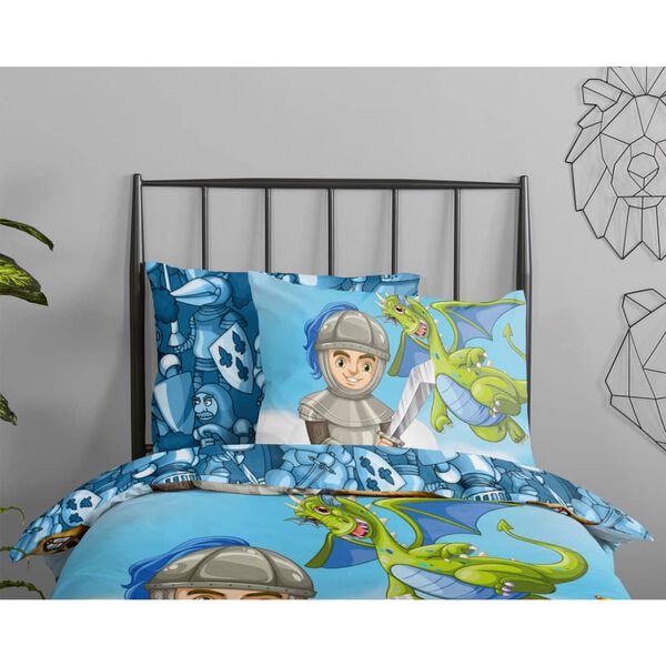 Good Morning Housse de couette pour enfants Knight 140x200/220 cm