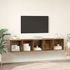 vidaXL Ensemble de meubles TV 2 pcs Bois Ancien Bois d'ing&eacute;nierie