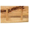 vidaXL Dessus de table 50x20x3,8 cm bord vif bois massif manguier brut