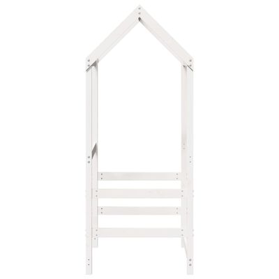 vidaXL Toit de lit pour enfants blanc 98x70x176,5cm bois de pin massif