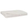 vidaXL Couverture Pond&eacute;r&eacute;e Blanc 150 x 200 cm 11 kg 100% Coton 205T